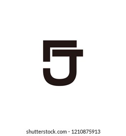 tj letter vector logo. j letter vector logo