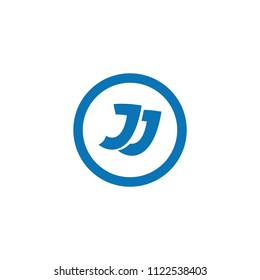 tj letter vector logo. jj letter vector logo