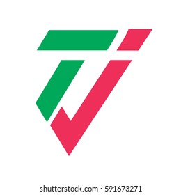 tj letterr vector logo