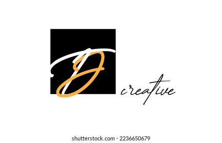 Letras TJ diseño creativo del logotipo del tipo de letra moderno