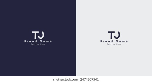 TJ letters vector logo design