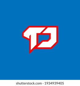 Diseño del logo de TJ, diseño de letras TJ iniciales con estilo de ciencia ficción. Logotipo de TJ para juegos, deportes, tecnología, digital, comunidad o negocio. T J tiene letra de alfabeto italiano moderno. Tipografía de estilo urbano