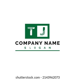 Diseño del logotipo de TJ. Ilustración del vector del logotipo de la letra TJ - Vector
