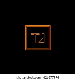 tj logo letter initial, Abstract Polygonal Background Logo, design for Corporate Business Identity,flat icon, Alphabet letter