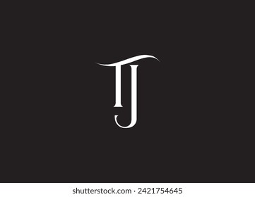 TJ Logo, TJ Monogram, Initial TJ Logo, Letter TJ Logo, Icon, Vector