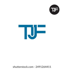 TJF Logo Letter Monogram Design