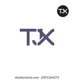 TJX Logo Letter Monogram Design