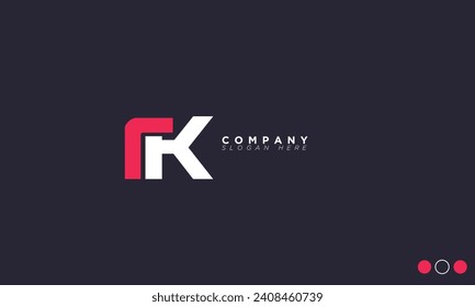 TK Alphabet letters Initials Monogram logo KT, T and K