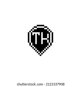 TK creative letter logo design concept for sale in high quality professional design that will print well across any print media