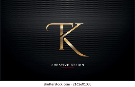 TK, KT Abstract Business Luxury Logo Icon Monogram 