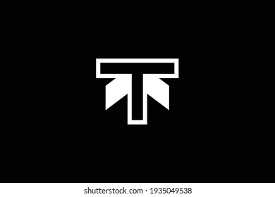 TK letter logo design on luxury background. KT monogram initials letter logo concept. TK icon design. KT elegant and Professional white color letter icon design on black background.