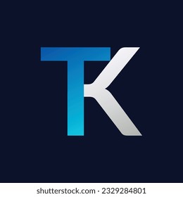 TK Letter Logo Template Illustration Design.