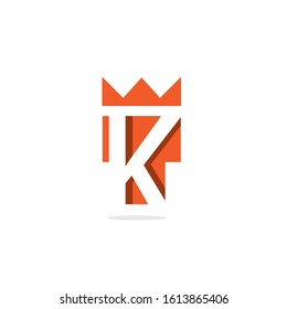 TK Letter Logo Vector Design Template.