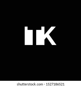 TK letter logo vector icon creative