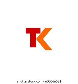 tk letter vector logo