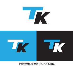 TK Logo Design Template Vector Graphic