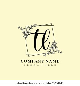 TL Initial beauty floral logo template