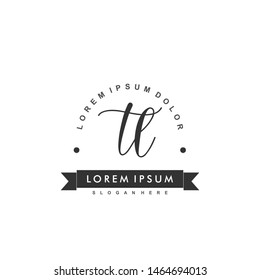 TL Initial beauty monogram logo vector