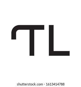 TL initial letter logo template vector icon design