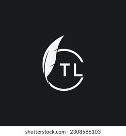 TL initialisiert Logo des Anwalts Logo-Vektorgrafik