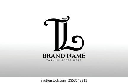 TL initials letter logo design template