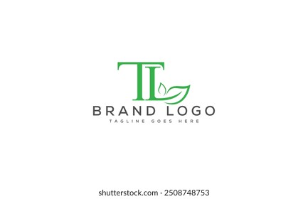 Projeto de modelo de vetor de design de logotipo Tl para marca