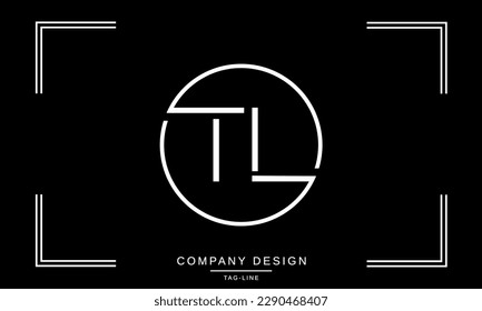 TL, LT, Abstract Letters Logo Monogram