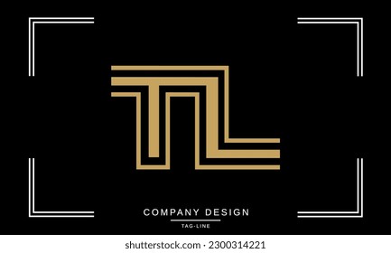TL, LT, Abstract Letters Logo Monogram