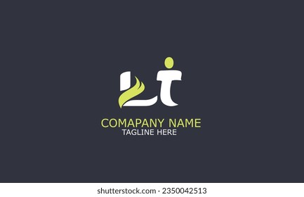 TL ,LT ,T ,L Abstract Letters Logo Monogram