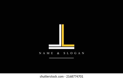 TL, LT, T, Labstract letters logo monogram