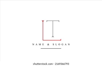 TL, LT, T, Labstract letters logo monogram