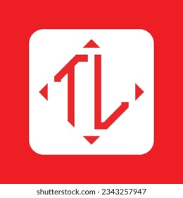 TL modern initial monogram logo design vector. It will be suitable for which company or brand name start those initial.
