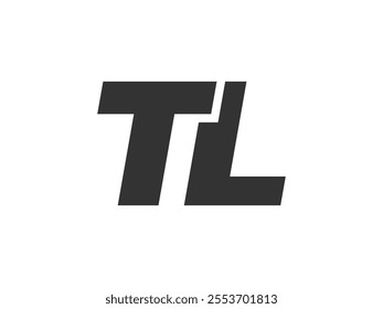 TL Techno Editable Font Logo For Corporate Branding. Bold, Futuristic Design With Unique Typographic Ideas. Minimal Custom Type And Dynamic Letter Variations For Promotion, Printing, And Book Titles