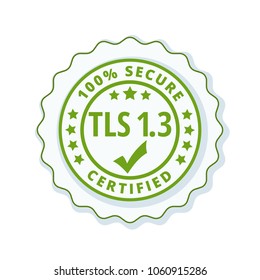 TLS 1.3 Certified label illustration
