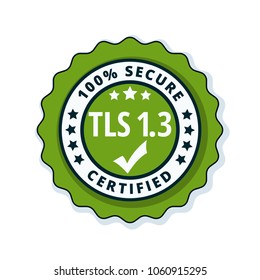 TLS 1.3 Certified label illustration