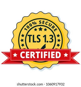 TLS 1.3 Certified label illustration