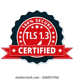 TLS 1.3 Certified label illustration