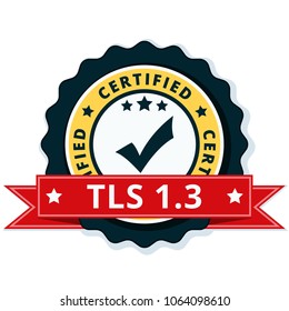 TLS 1.3 Certified label illustration