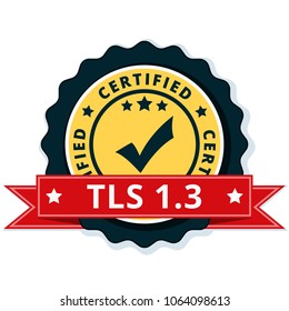 TLS 1.3 Certified label illustration