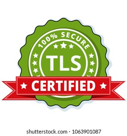 TLS Certified label illustration