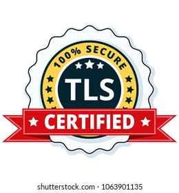 TLS Certified label illustration