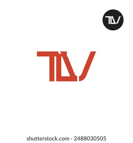 TLV Logo Letter Monogram Design