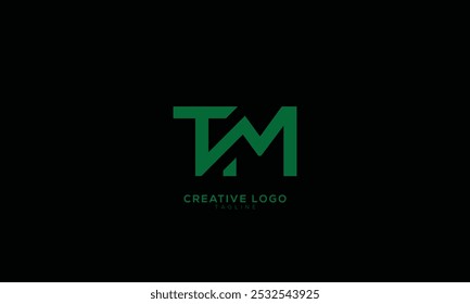 TM Abstract initial monogram letter alphabet logo design