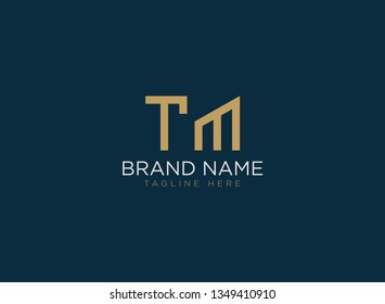 TM Letter Logo Design - Creative Typography logo