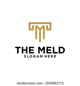 TM Letter Logo Design Template