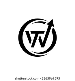 TM letter original creative modern logo design.