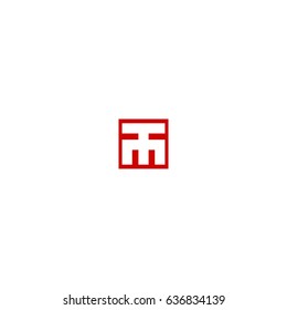 tm letter vector logo