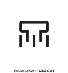 TM logo letter design