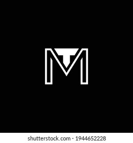 TM or MT abstract outstanding professional business awesome artistic branding company different colors illustration logo