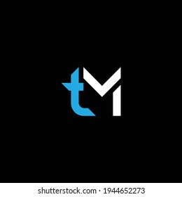 TM or MT abstract outstanding professional business awesome artistic branding company different colors illustration logo